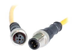 M12 A-Code Unshielded Overmolded Cable Assemblies