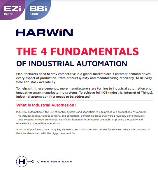 Harwin Fundamentals of Industrial Automation Blog Cover