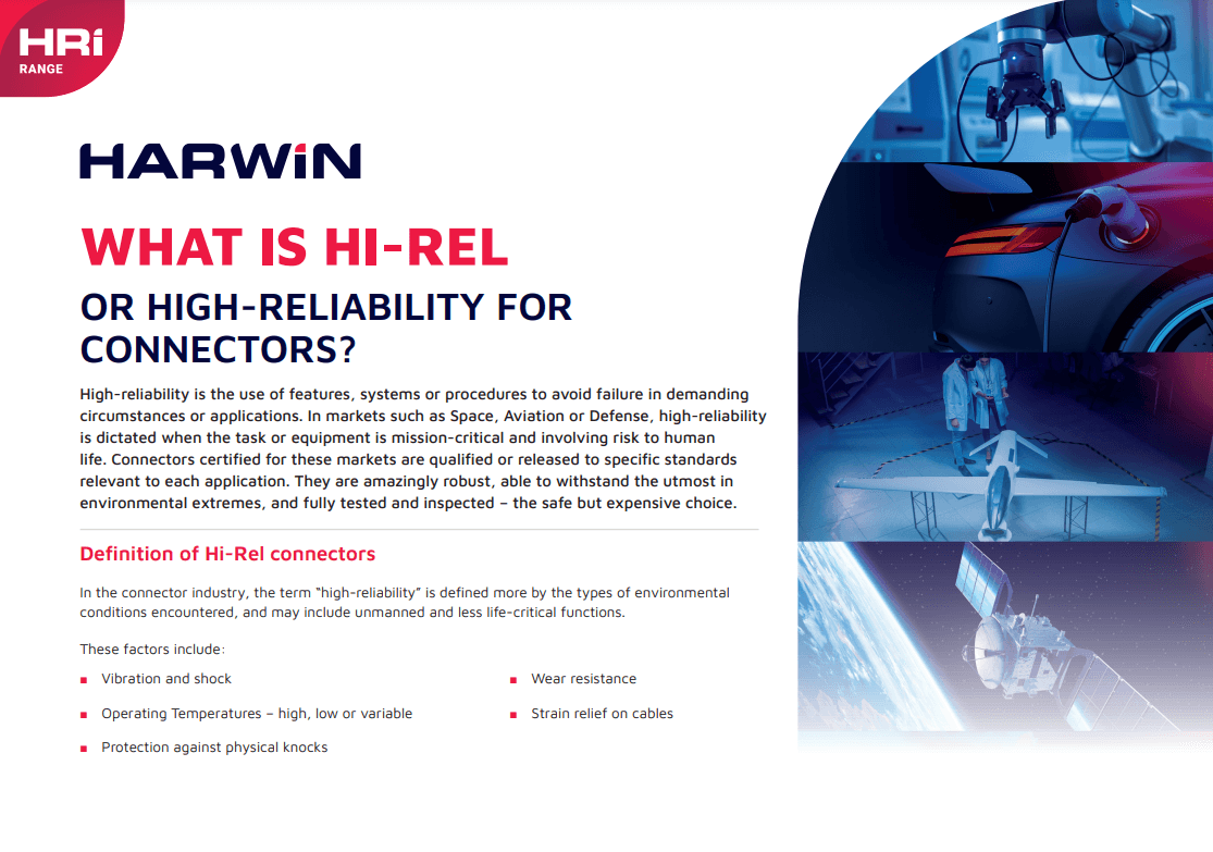 Harwin Hi-Rel or High-Reliability PDF Cover