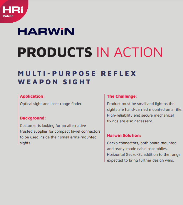 Harwin Gecko-SL Connectors Mult-Purpose PDF Cover