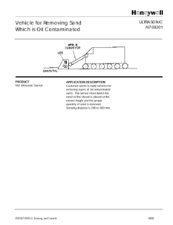 Honeywell Vehicle for Removing Oil Contaminated Sand