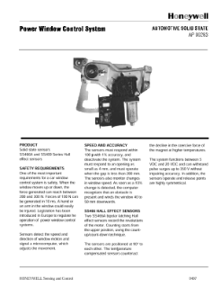Honeywell Power Window Control System PDF Thumbnail