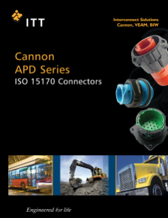 ITT Cannon APD/ISO 15170 Connectors Catalog