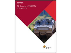 ITT Cannon CA Bayonet Series Catalog