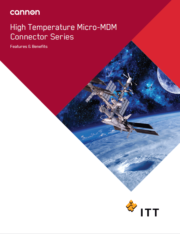 ITT Cannon Micro-MDM Connectors Brochure Cover