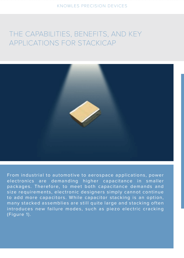 Knowles StackiCap PDF Cover