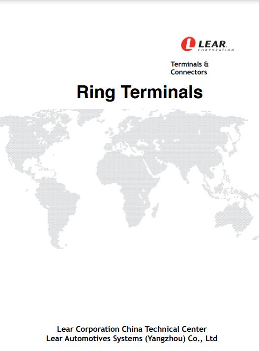 Lear Ring Terminals Catalog TTI, Inc.