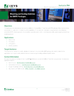 Littelfuse Mounting and Cooling PDF Cover