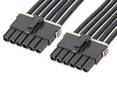 Molex Mega-Fit Single-Row  cable assemblies