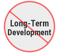 no long-term development