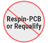 no respin-pcb or requalify