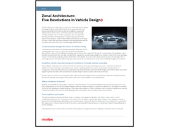 Zonal Architecture - Five Revolutions in Vehicle Design Blog