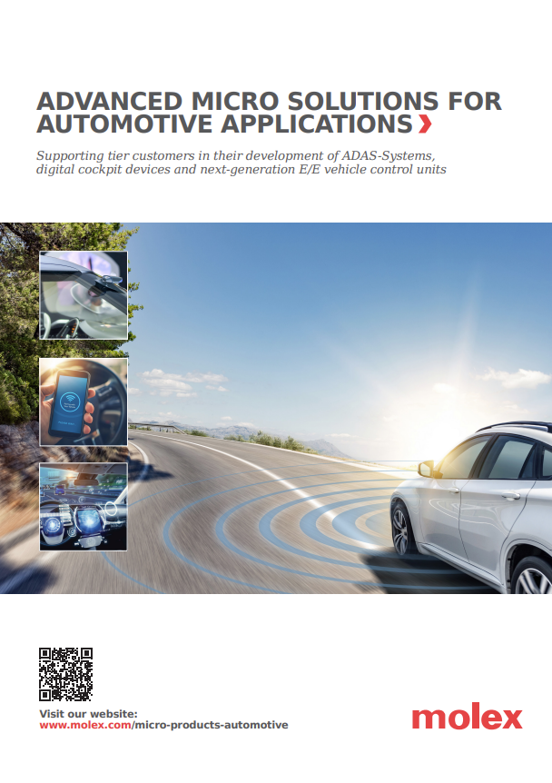 Molex advanced micro solutions for automotive applications supporting document