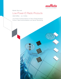 Murata Low-Power RF ICs Catalog PDF Thumbnail