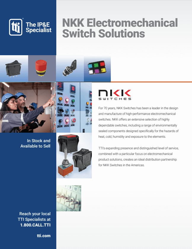 NKK Switches Electromechanical Switch Solutions TTI, Inc.