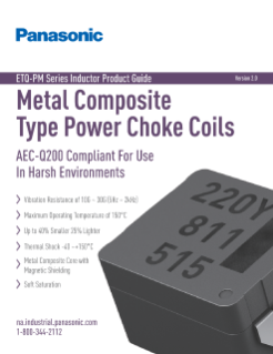 Panasonic ETQ-PM Series Inductor Product Guide PDF Thumbnail