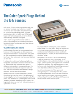 Panasonic IOT Sensors White Paper PDF Thumbnail