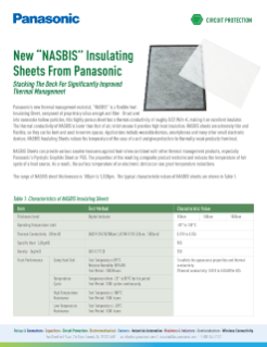 Panasonic NASBIS Insulating Sheets