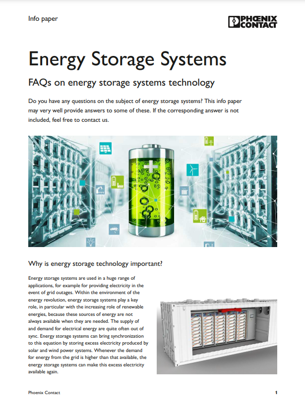 FAQ for Energy Storage Technology