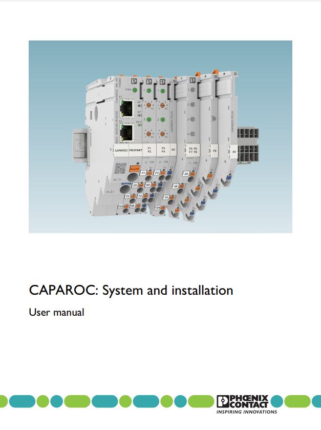 Phoenix Contact CAPAROC User Manual PDF Cover