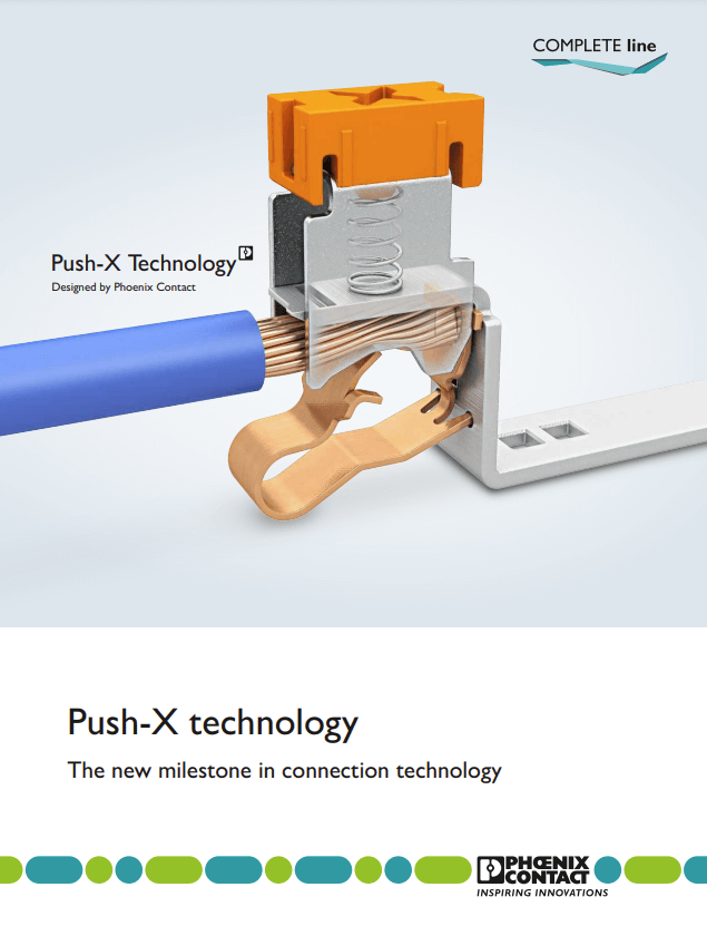 Phoenix Contact Push-X Terminal Block Connectors Technology | TTI, Inc.