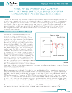 Pulse Electronics High Power Planar Magnetics
