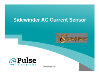 Pulse Electronics AC Current Sensor Sidewinder Current Sensor