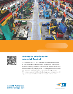 TE Connectivity Innovative Solutions for Industrial Control
