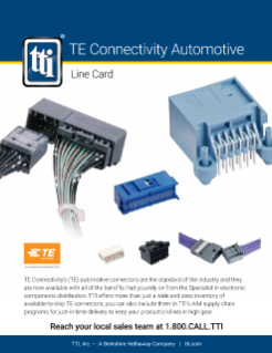 TE Automotive Line Card