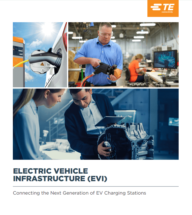 TE Connectivity EV Charging Stations PDF Cover