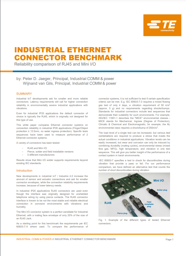 TE Connectivity White Paper PDF