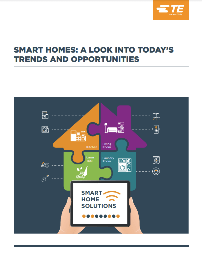 TE Connectivity Smart Homes PDF Cover