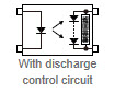 Toshiba Thyristor-Output Photocoupler with discharge control circuit internal diagram