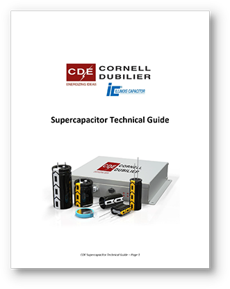 Cornell Dubilier Supercapacitor Technical Guide