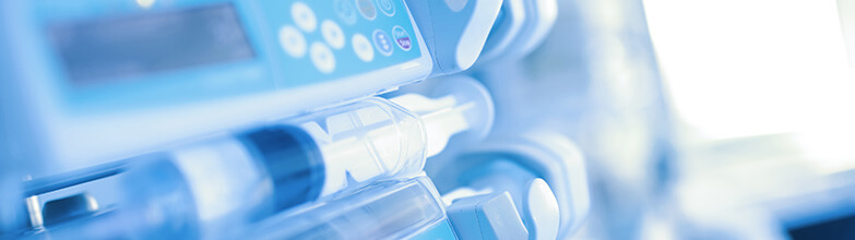Up-close visual of medical device