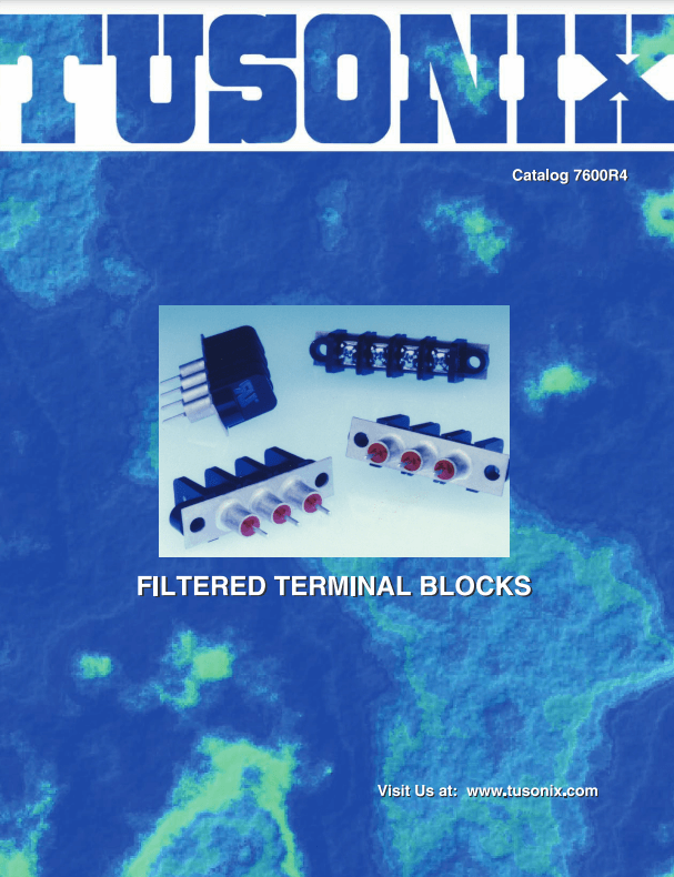 Tusonix / CTS Filtered Terminal Blocks Catalog TTI, Inc.