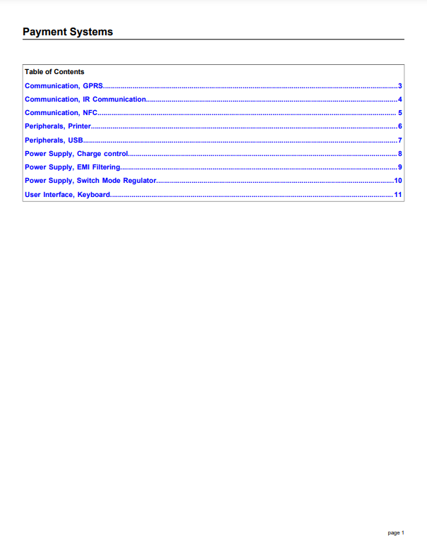 Payment Systems Application PDF Cover