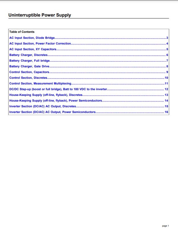 Vishay Uninterruptible Power Supply Application Guide PDF Cover