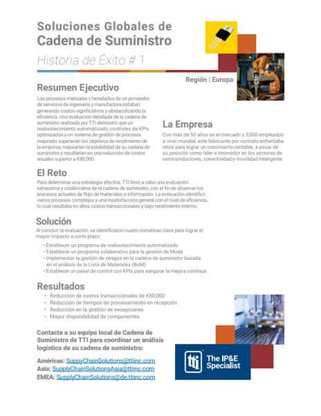Lea Soluciones para la cadena de suministro global
