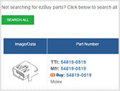 Thumbnail of parts search screen