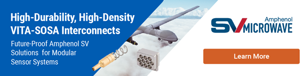 High durability, high density VITA-SOSA interconnects. Future proof amphenol SV solutions for modular sensor systems. Amphenol SV microwave. Learn more.
