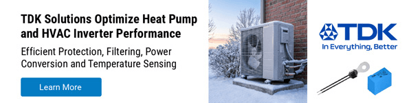 TDK Solutions Optimize Heat Pump and HVAC Inverter Performance