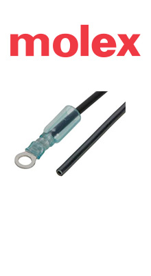 Molex Solderless Ring Terminals Pre-Crimped Leads