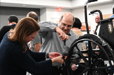 TTI Employees assembling wheelchairs