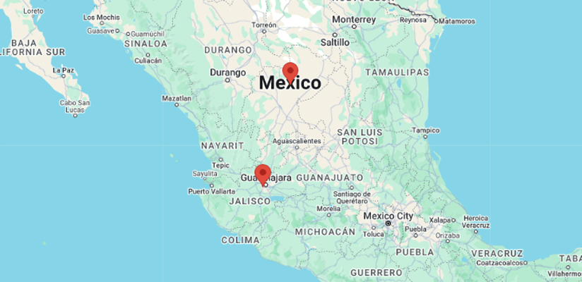 Map of Mexico