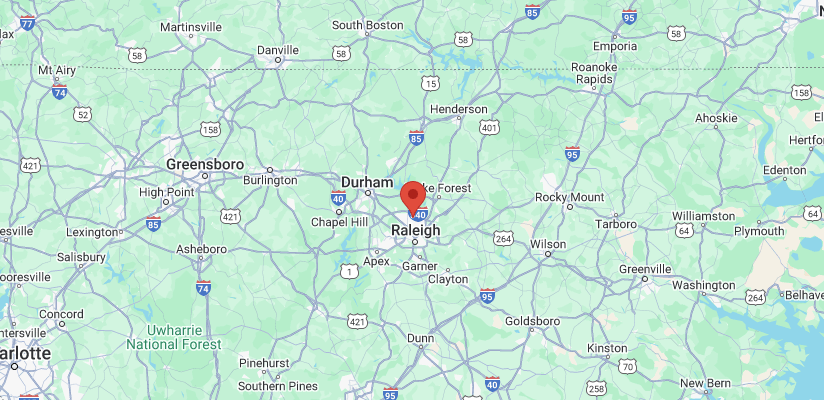 Map of North Carolina