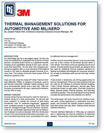 3M Thermal Management White Paper