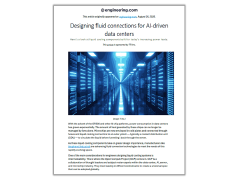Read the Amphenol Fluid Designing for AI Data Centers Flyer