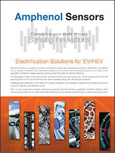 Amphenol White Paper: Electrification Solutions for EV/HEV