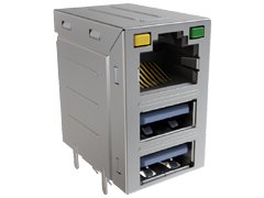 Amphenol Communication Solutions RJEx Combo Stacked Connectors